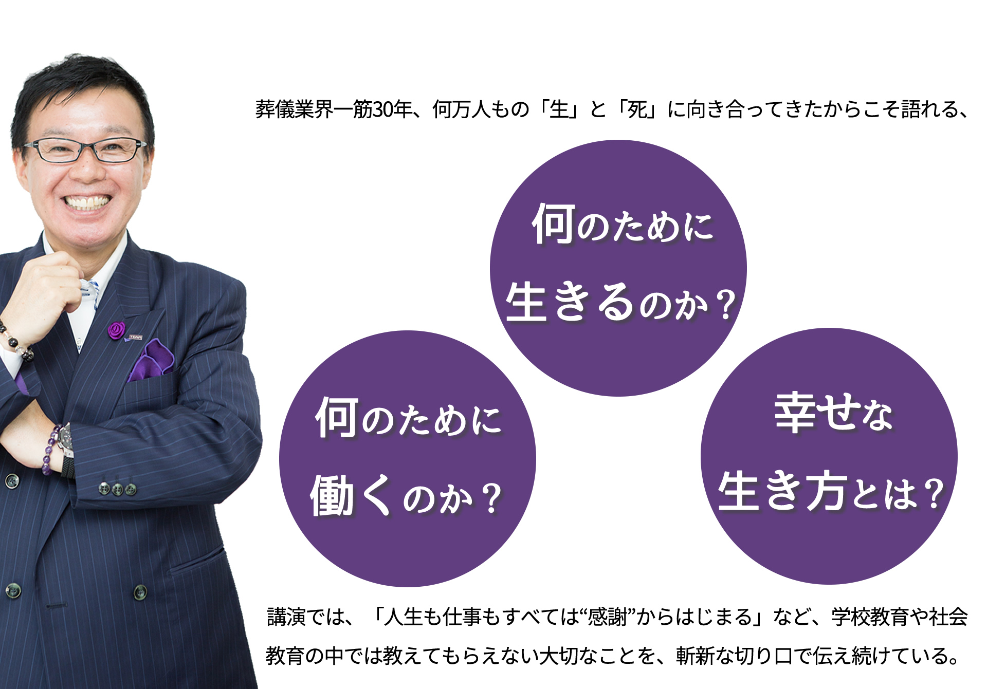 何のために生きるのか　何のために働くのか　幸せな生き方とは