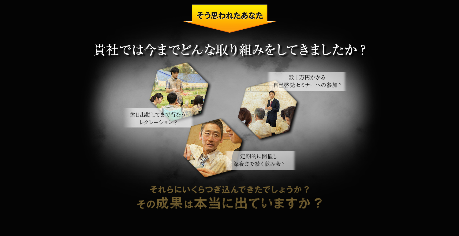 貴社では今までどんな取り組みをしてきましたか？